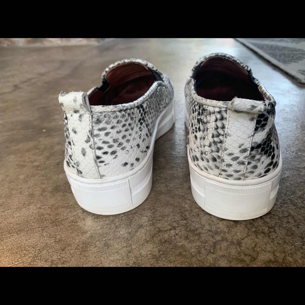 Halogen Python Printed Leather Shoes - image 5